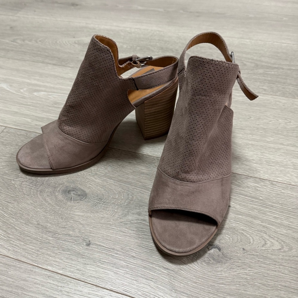Dolce Vita Taupe Heeled Bootie